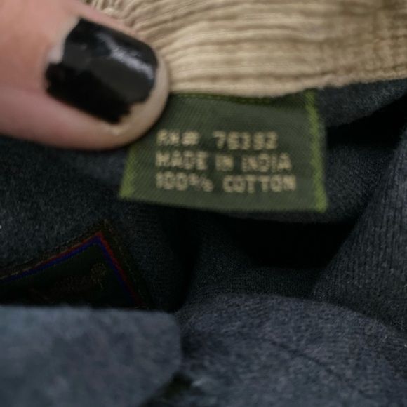 Vintage Timberland Weathergear Flannel Shirt Grey Button Up Long Sleeve Siz L - Picture 8 of 8